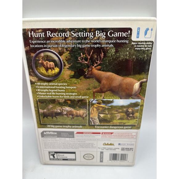 Cabela's Big Game Hunter - Nintendo Wii Hunting Game - Picture 2 of 6
